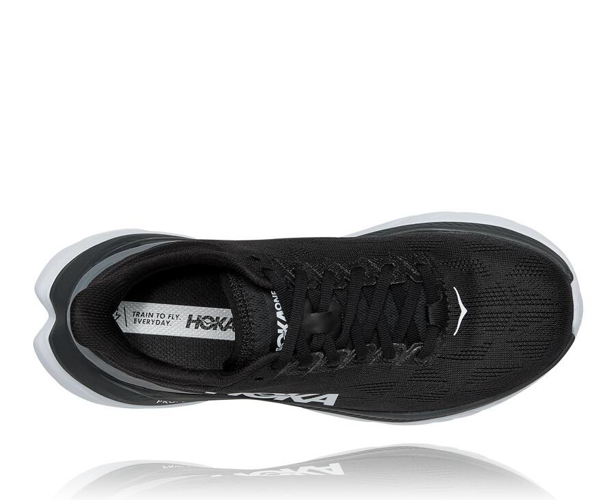 Hoka One One Løbesko Dame - Mach 4 - Sort/Hvide - 806527UAK